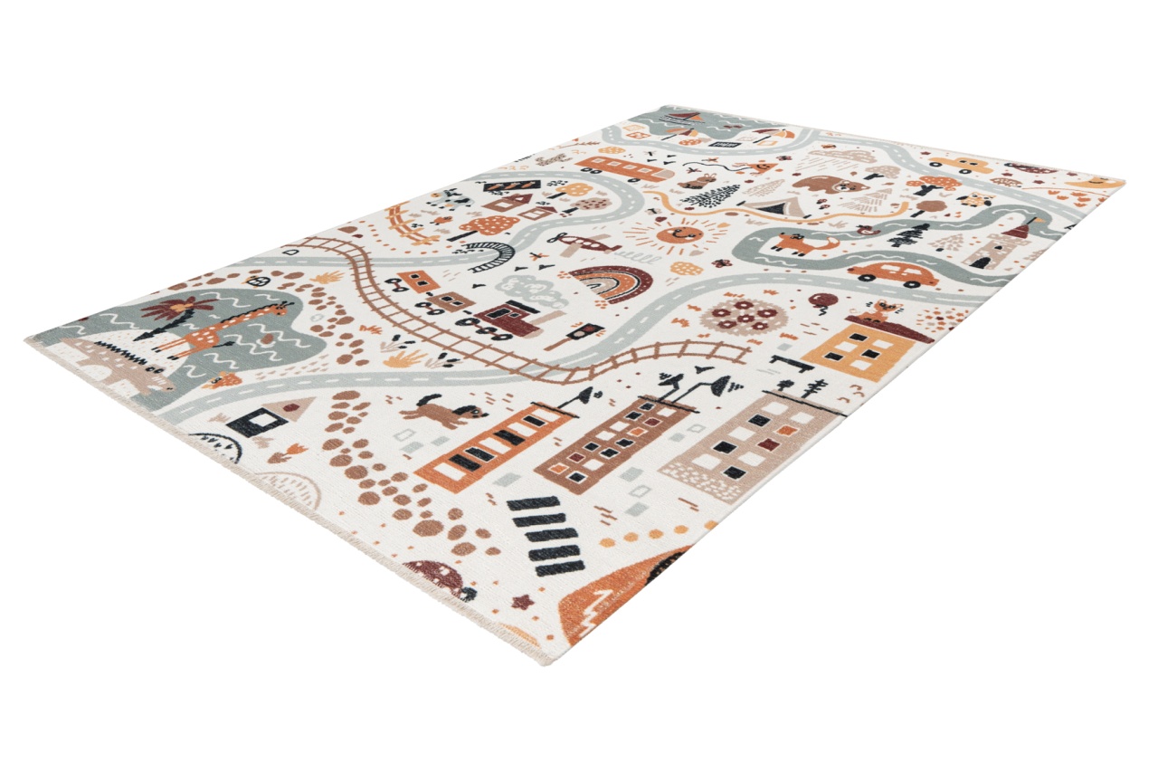 Covor eco copii My Greta Albastru deschis 115x170 cm - 2 | YEO