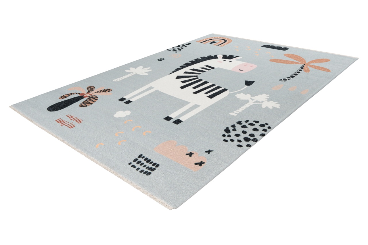 Covor eco copii My Greta Albastru deschis 115x170 cm - 2 | YEO