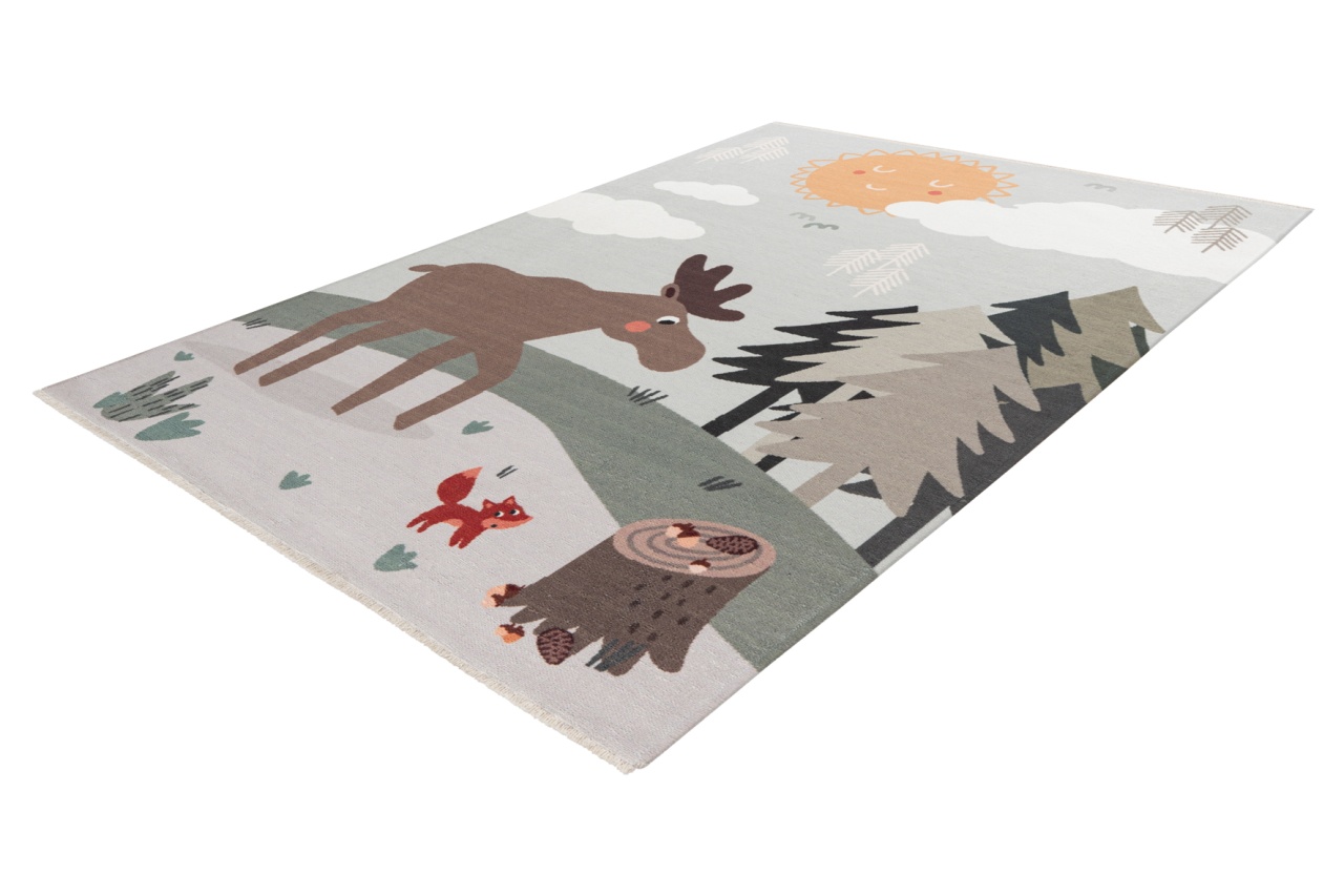 Covor eco copii My Greta Albastru deschis 115x170 cm - 2 | YEO