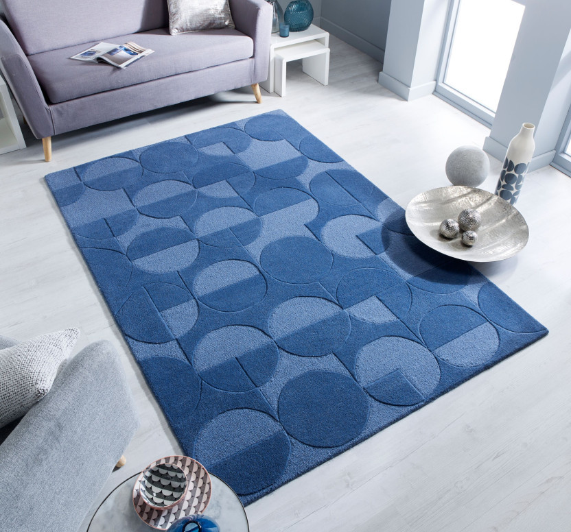 Covor Gigi Albastru Denim 120X170 cm, Flair Rugs