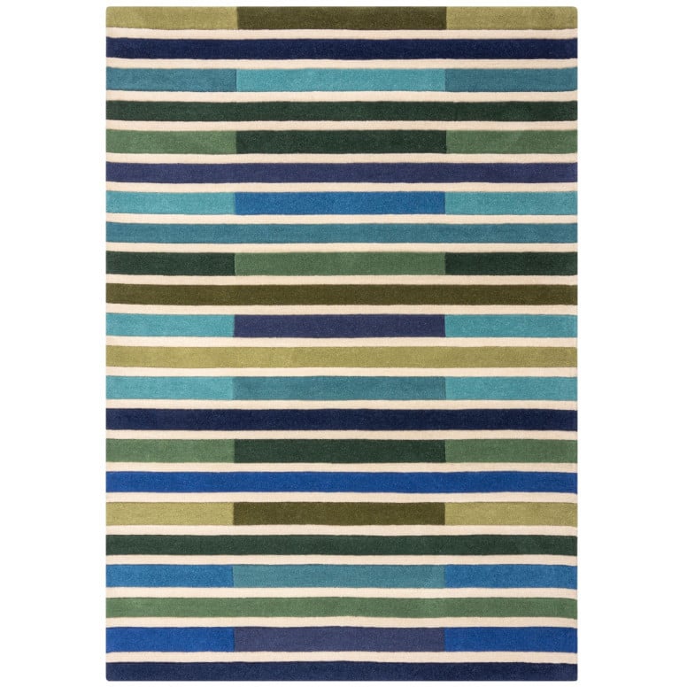 Covor Piano Verde/Multicolor 200X290 cm, Flair Rugs - 1 | YEO