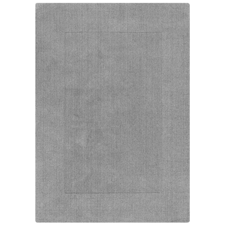 Covor Textured Wool Border GREY MARL 200X290 cm, Flair Rugs - 1 | YEO