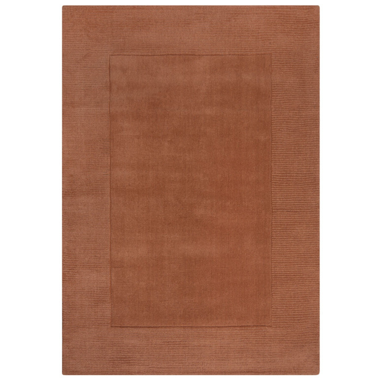 Covor Textured Wool Border Portocaliu 200X290 cm, Flair Rugs - 1 | YEO