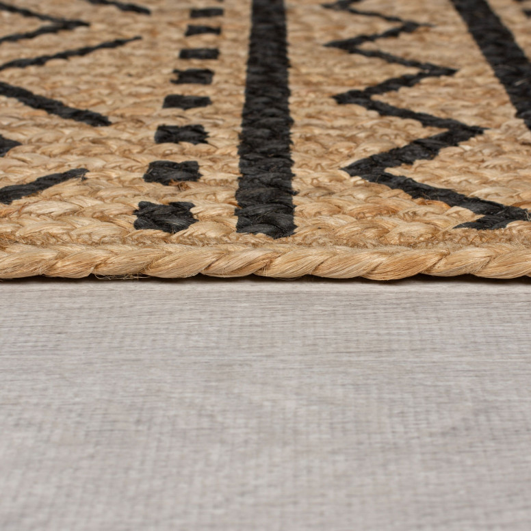 Covor traversă Luis Natural/Negru 60X230 cm, Flair Rugs - 1 | YEO