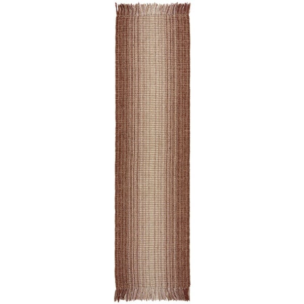 Covor traversa Mottle Jute Ombre Rosu 60X230 cm, Flair Rugs