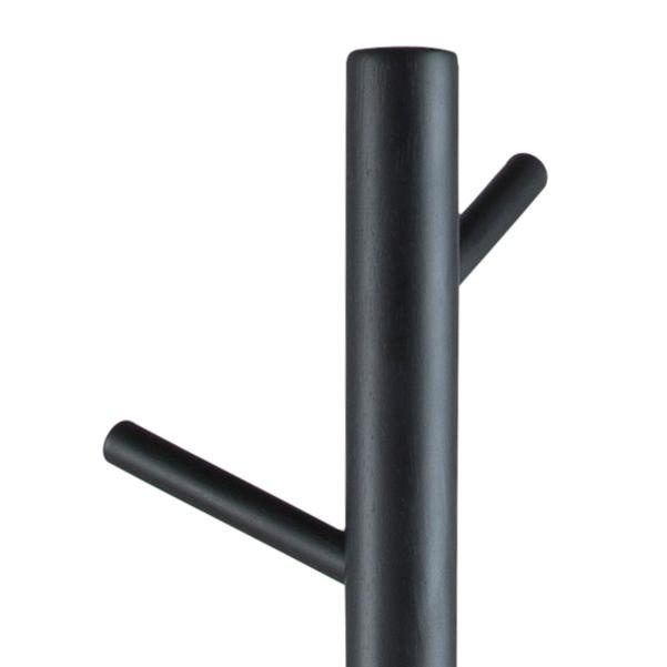 Cuier Bremen, Negru, 176x51x45 cm - Imagine 6