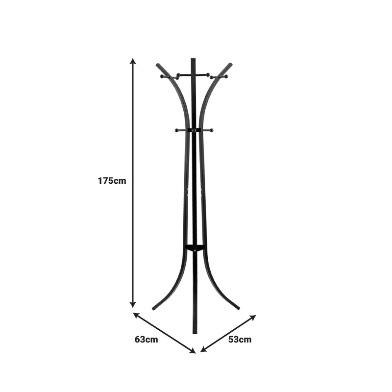 Cuier tip pom Bamile Pako World Alb 51x63x175 cm