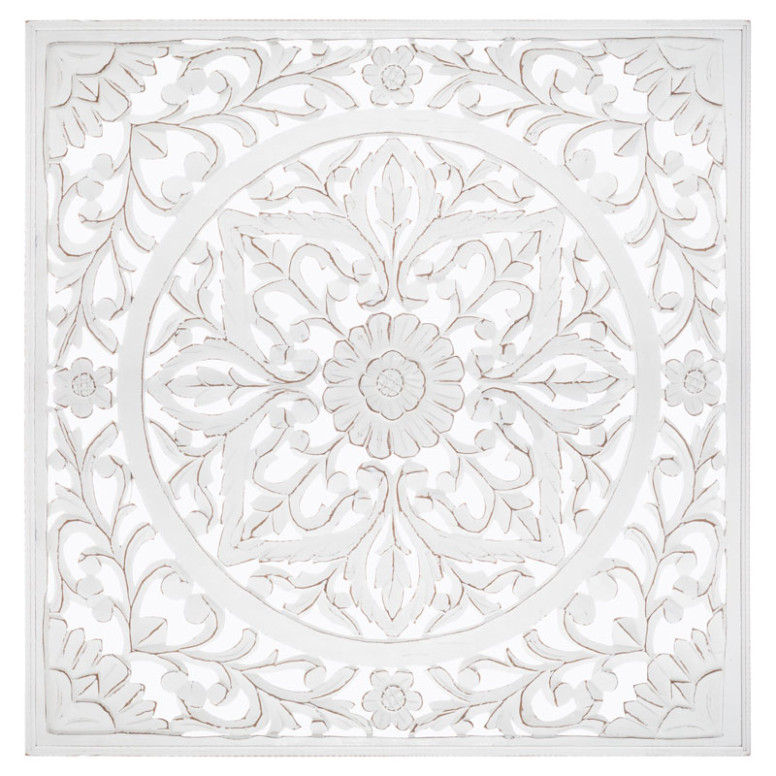 Decoratiune pentru perete Fanny 19106 Alb 90.5x90.5cm