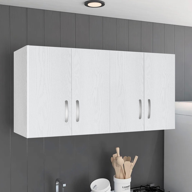 Dulap 4 usi Zelia Alb 120x42x60 cm - 1 | YEO