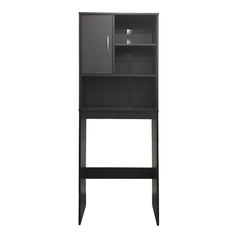 Dulap baie masina de spalat Tazien Gri inchis 60x24x168.5 cm - 2 | YEO