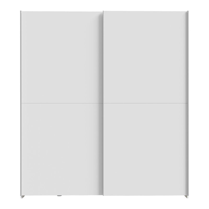 Dulap cu 2 usi Noez I Alb 170.5x61x190.5 cm - 4 | YEO