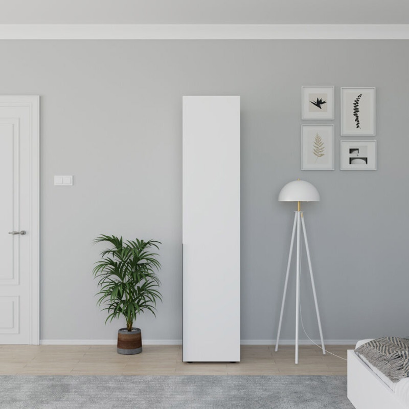 Dulap cu rafturi Oryana, Pako World, Alb, 45x62x210 cm