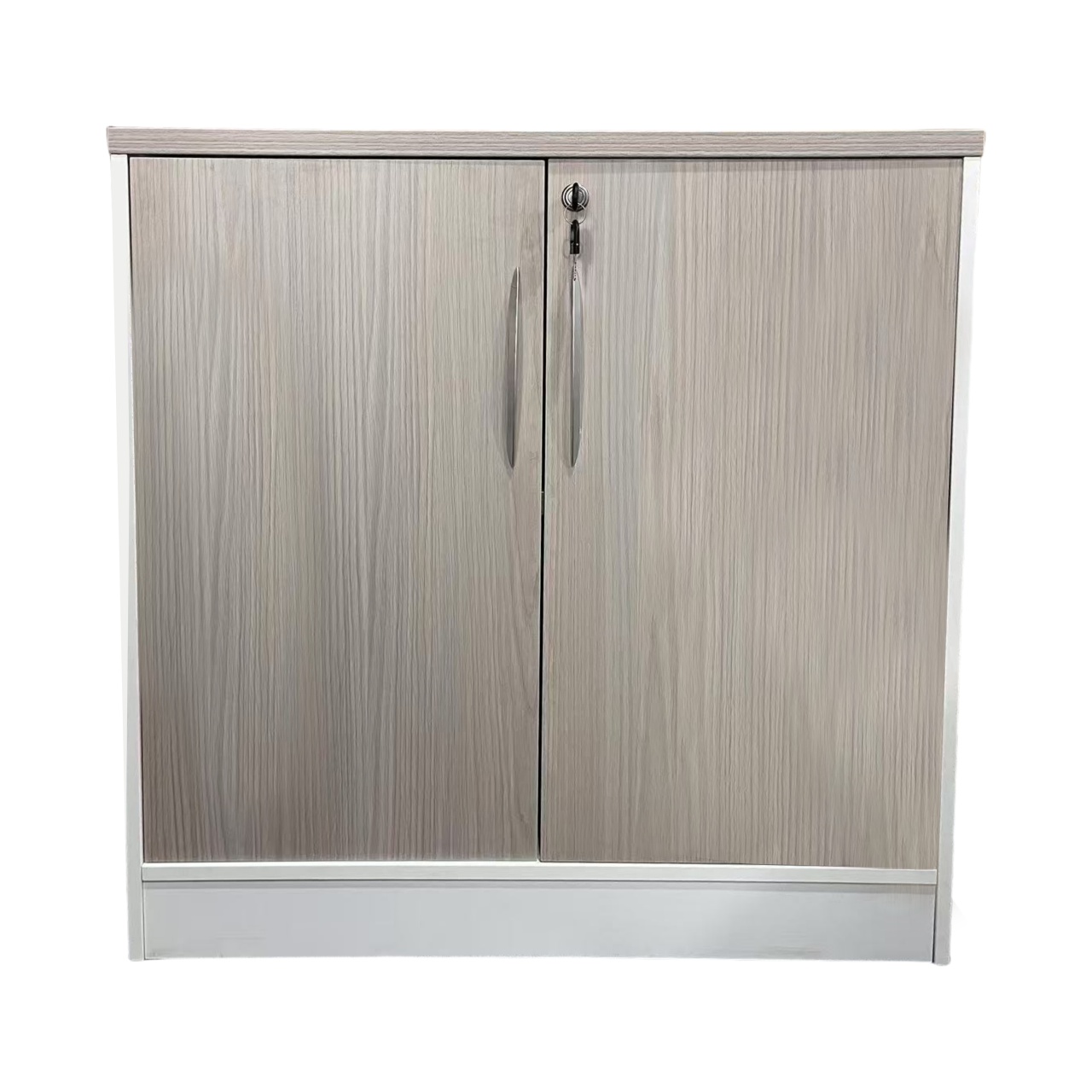 Dulap de birou Armadi, Pako World, Alb-Sonoma, 80x40x80 cm - 2 | YEO