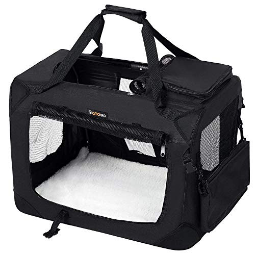 Geanta de transport animale, Feandrea, Negru, 70.0x52.0x52.0 cm - 1 | YEO
