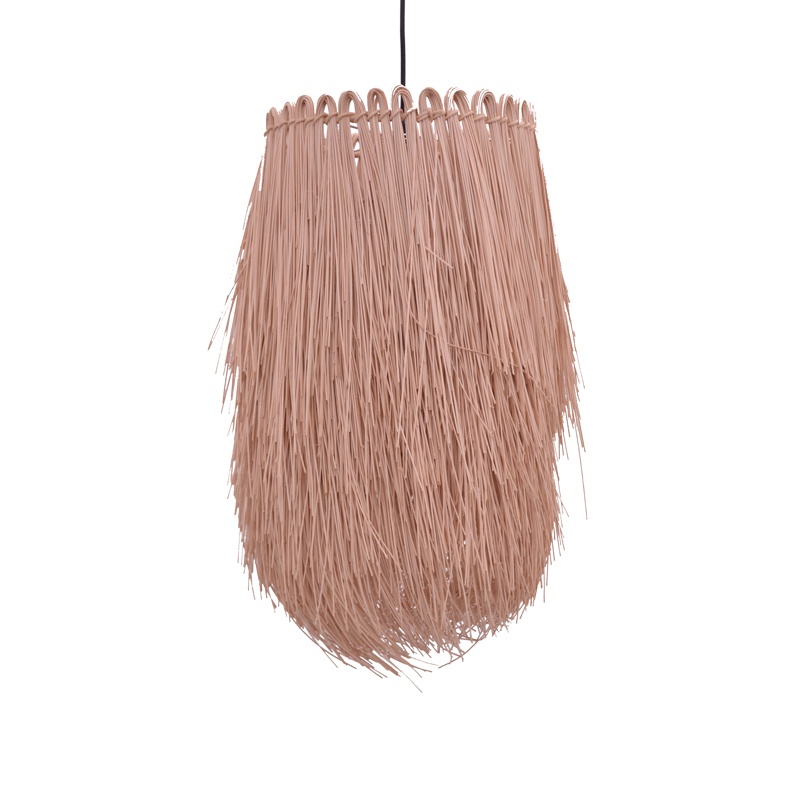 Lampa Boho Dreco, Pako World, E27, Ratan, Natural, 32x32x52 cm