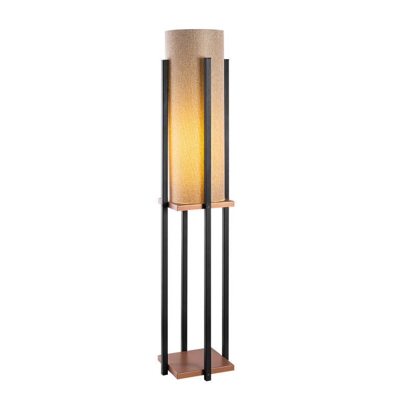 Lampadar 7128 - Black, Copper Negru Aramiu - 3 | YEO