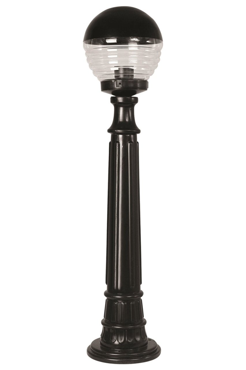 Lampadar de exterior M1B Negru 90x20 cm