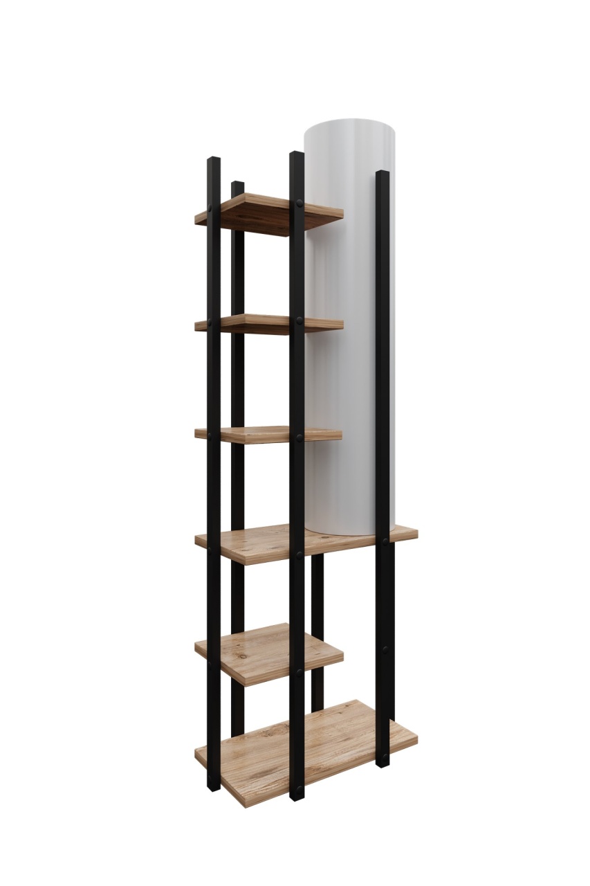 Lampadar Moda Dor Negru 45x25x135 cm - 2 | YEO