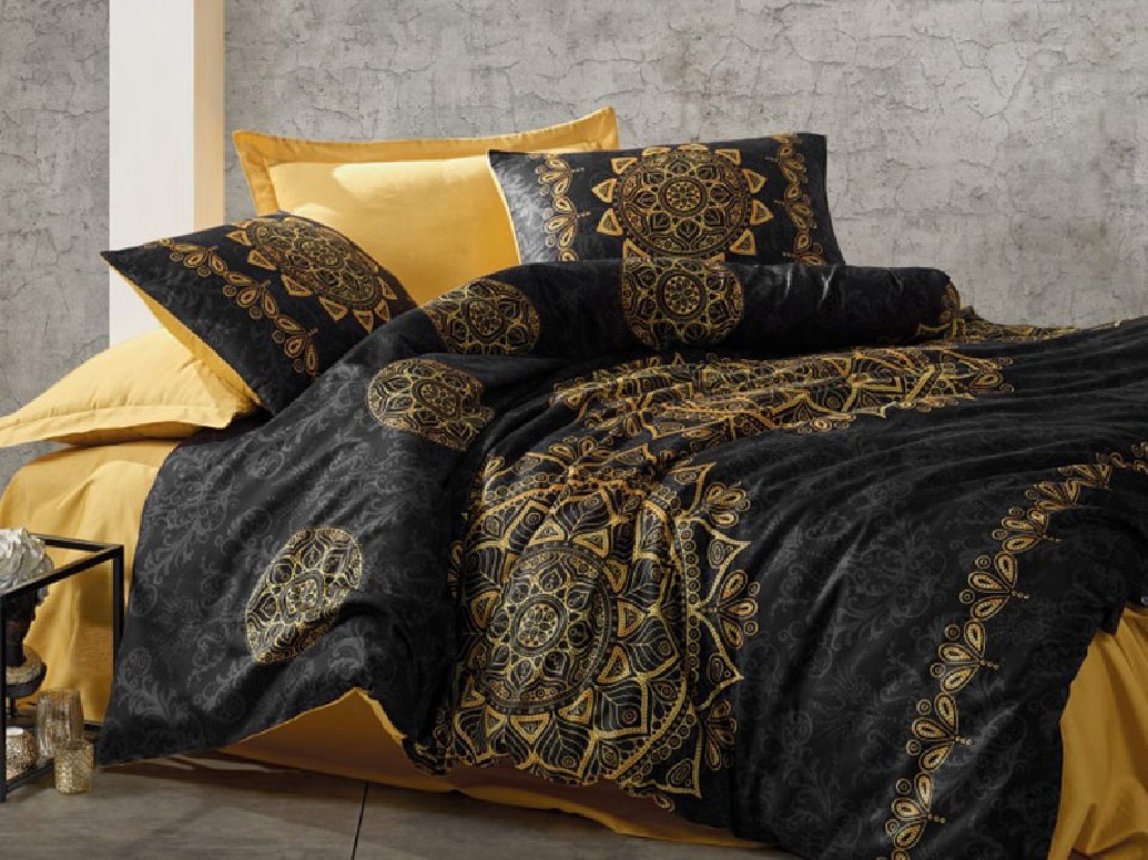 Lenjerie Alvina Gold (Satin Deluxe)