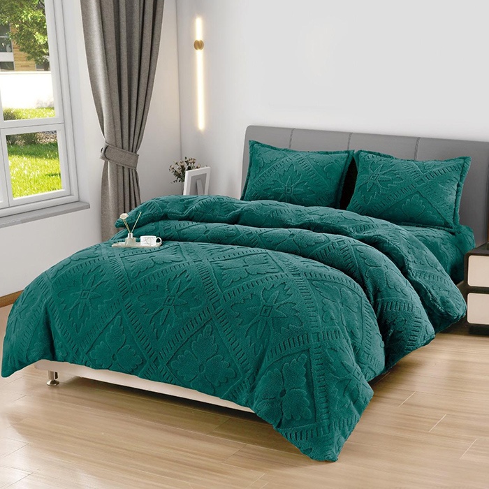 Lenjerie cocolino cu elastic 180x200 Sigma V21 Verde (Cocolino)