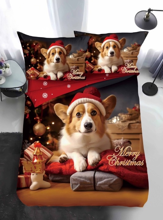 Lenjerie Craciun pentru 1 persoana Xmas V61 (Finet)