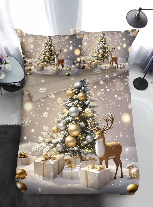 Lenjerie Craciun pentru 1 persoana Xmas V66 (Finet)