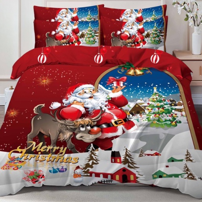 Lenjerie Craciun Xmas V55 6 Piese (Finet)