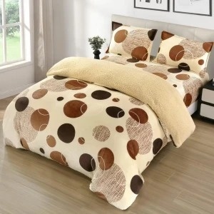 Lenjerie cu Elastic 180x200 Runda, 4 Piese, cu Blanita (Cocolino)