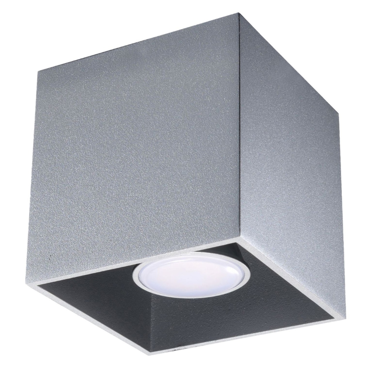 Lustra Quad Gri 10x10x10 cm