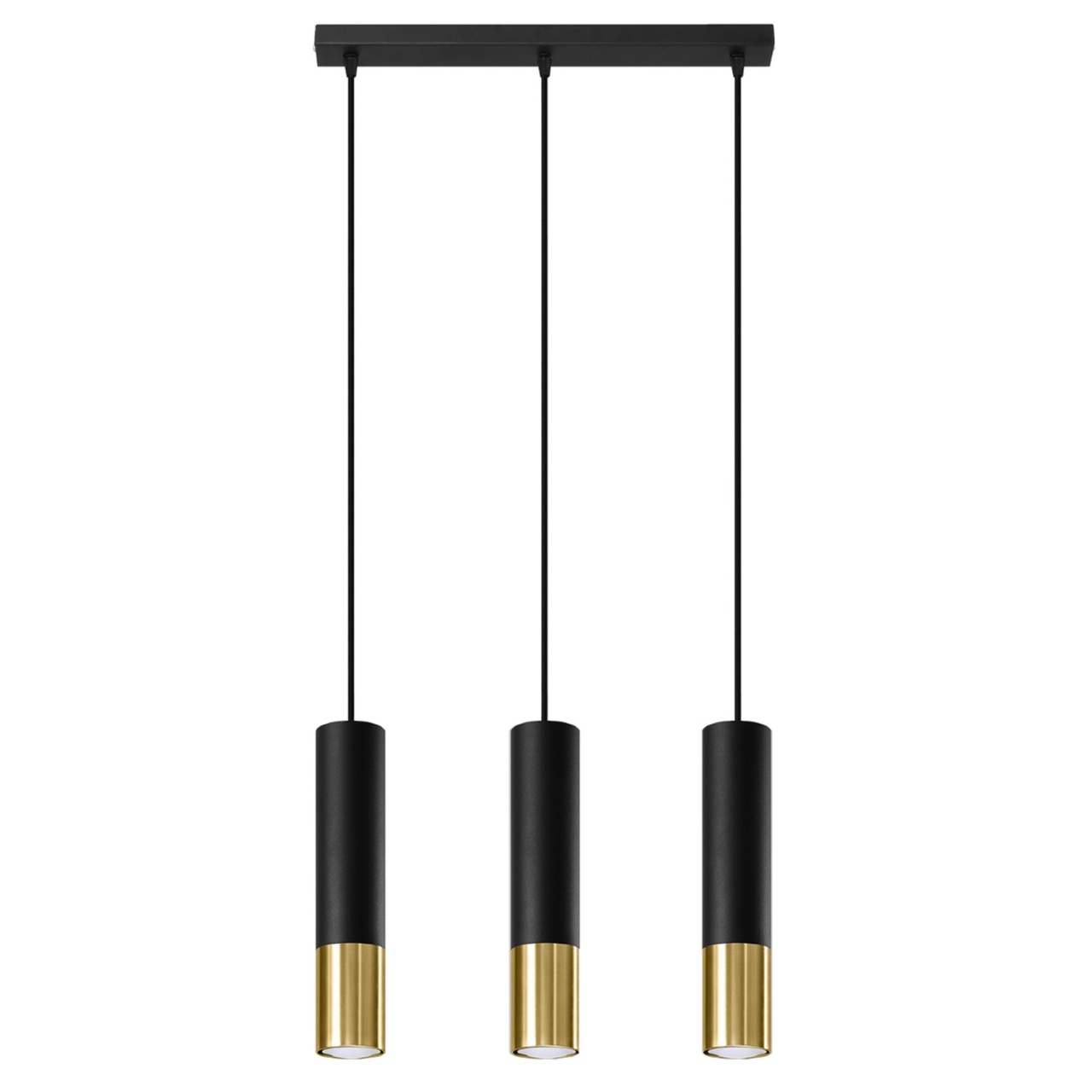 Lustra suspendata Loopez Auriu 45x6x90 cm
