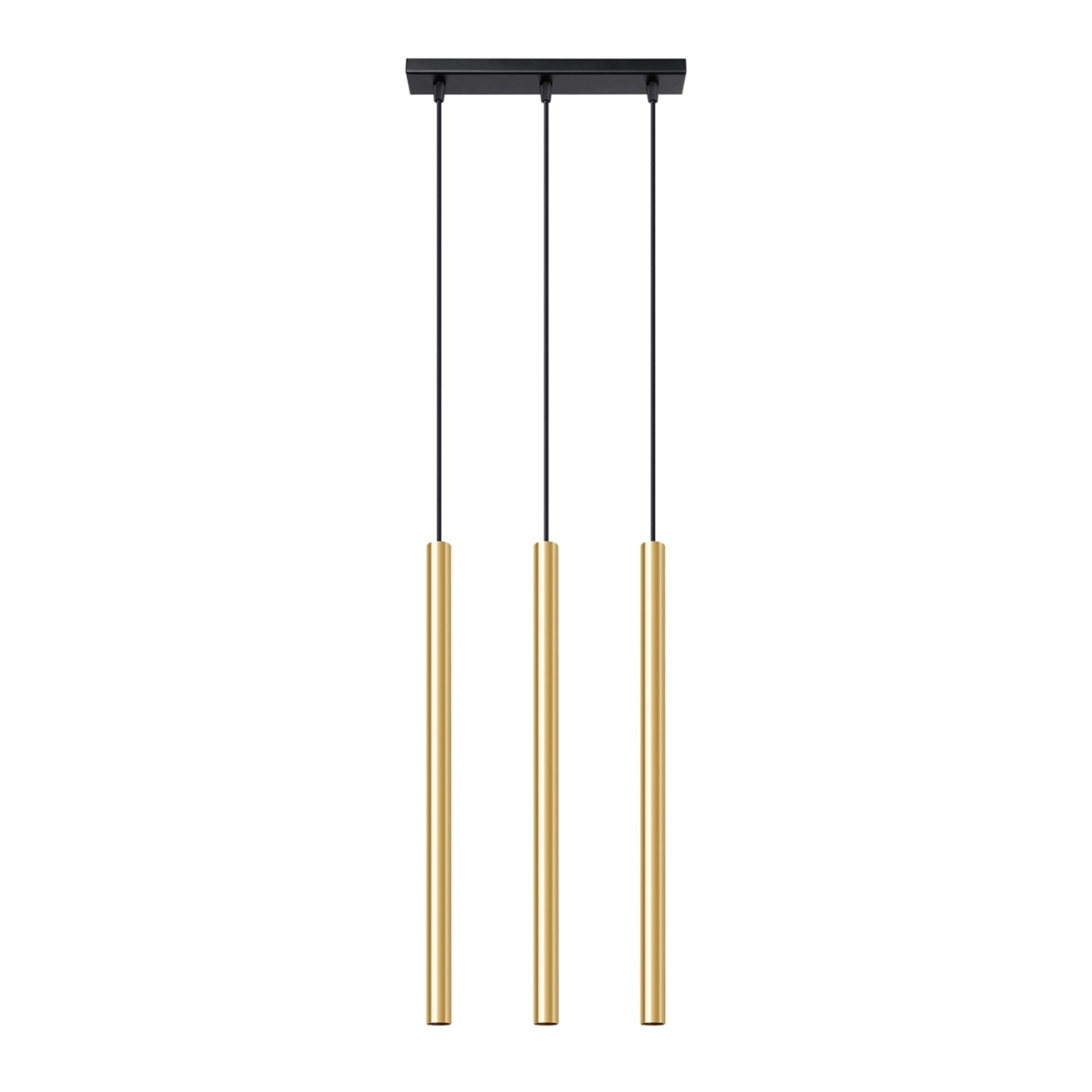 Lustra suspendata Pastelo Auriu lucios 30x5x100 cm