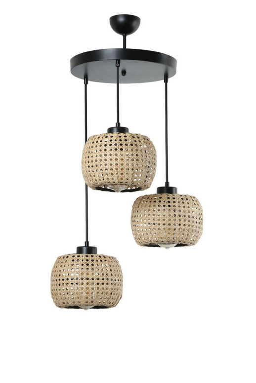 Lustra Tiger - 8575-3 Rattan - 1 | YEO