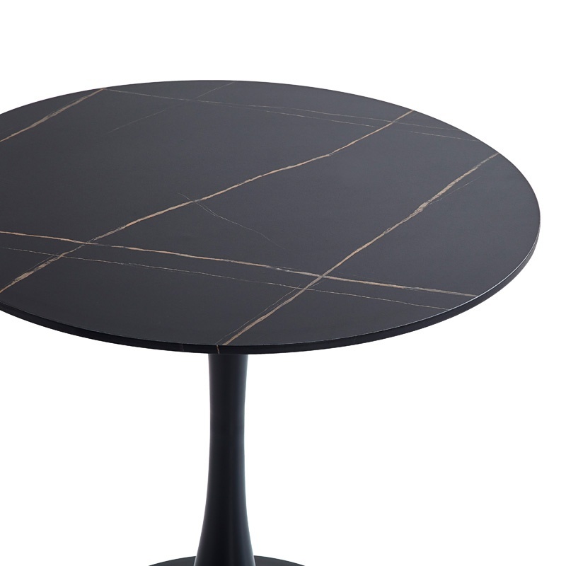 Masa dining Balou II, Pako World, MDF, Negru, 80x80x75 cm - 2 | YEO