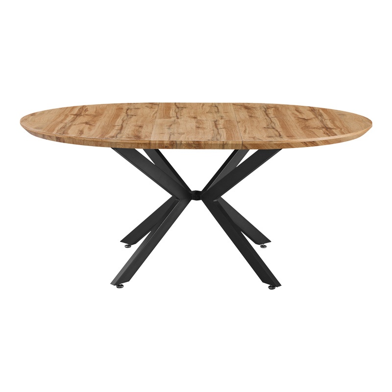 Masa extensibila Edina, Pako World, MDF, Sonoma, 130-170x130x75 cm - 2 | YEO