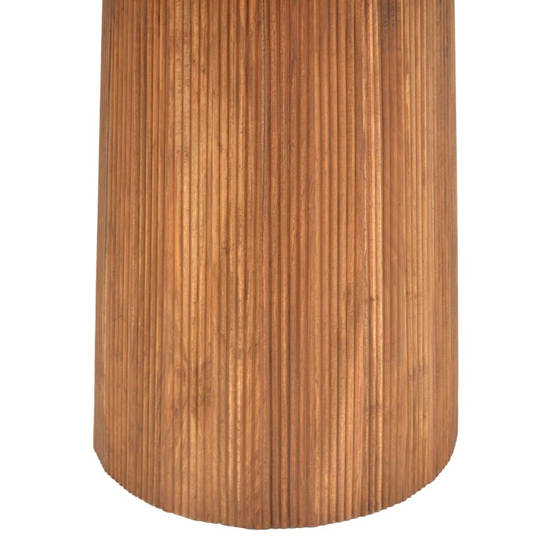 Masa lemn masiv acacia de gradina Canicule Boho Pako World Natural 150x150x75 cm - 2 | YEO