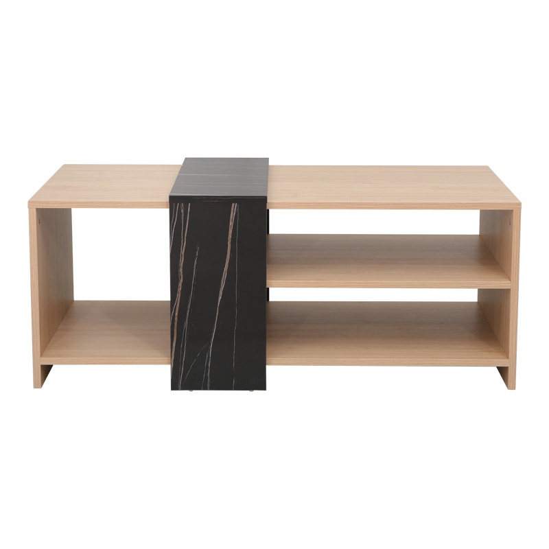 Masuta de cafea Cozeto Negru 100x53x41.5 cm - 4 | YEO