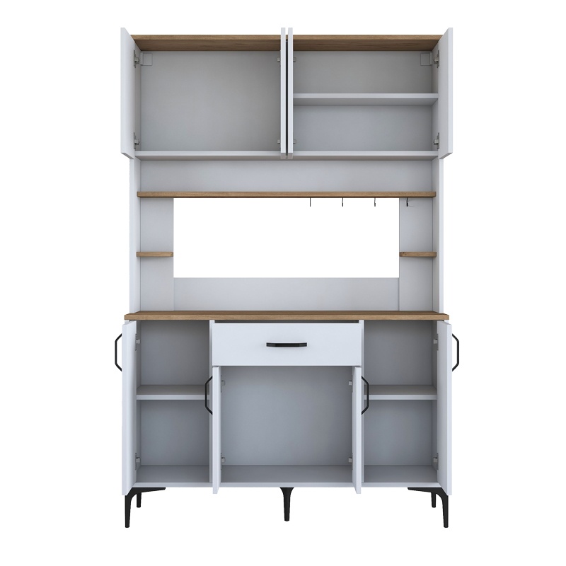 Nou Pako World Mobila bucatarie Cordie Alb 120x40x184.2 cm