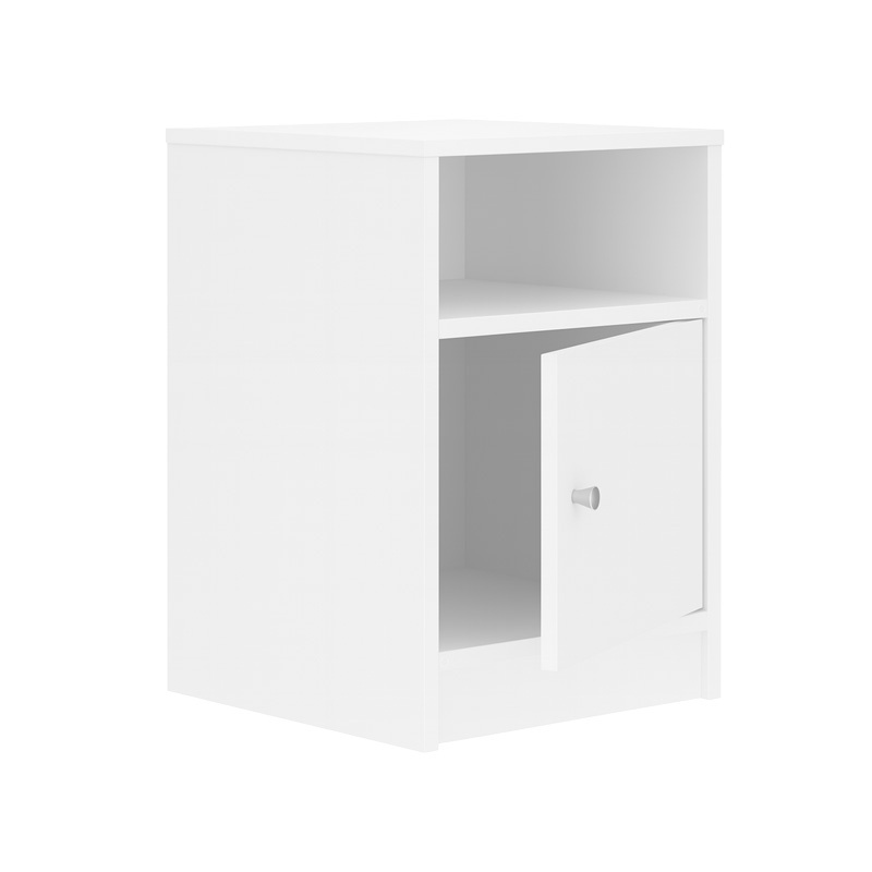Noptiera Foly Alb 40x40x50 cm - 2 | YEO