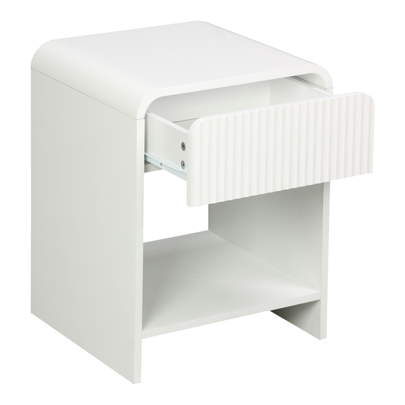 Noptiera Zeplen Alb 40x40x53 cm - 1 | YEO