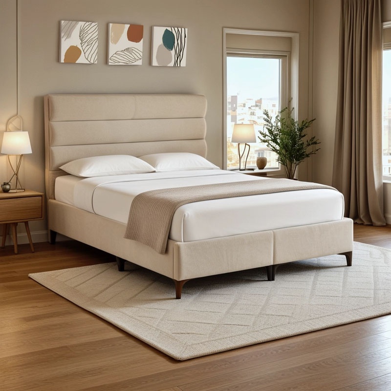 Pat textil Limit Pako World, Crem, 160x200 cm - 1 | YEO