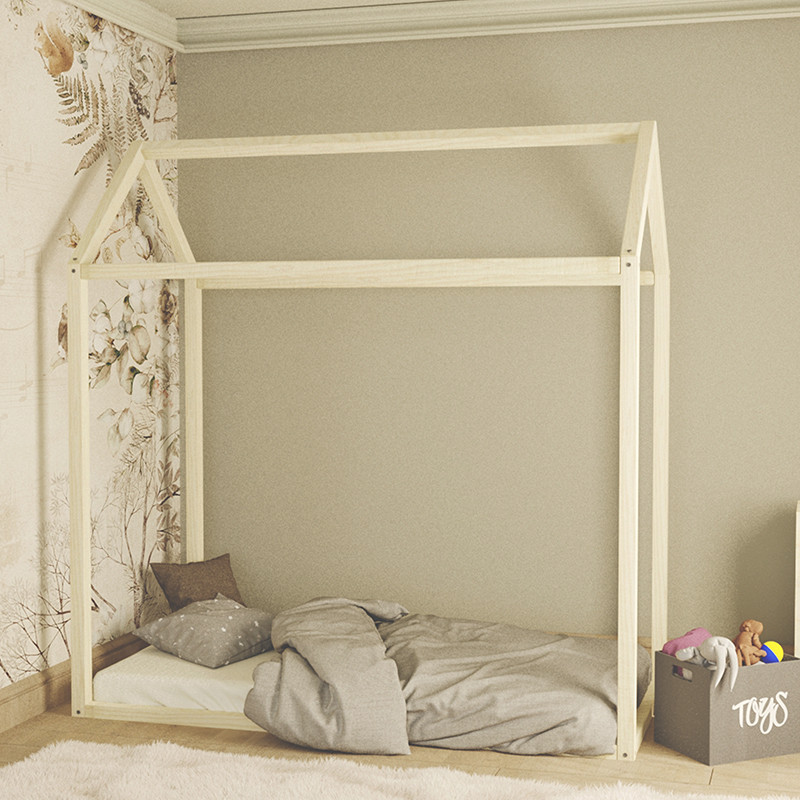 Patut copii Palace culoare lemn naturala 70x140cm - 1 | YEO