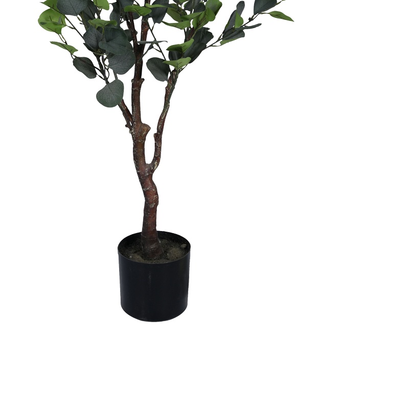 Planta decorativa Eucalyptus I in ghiveci verde plastic PP H150 cm - 2 | YEO