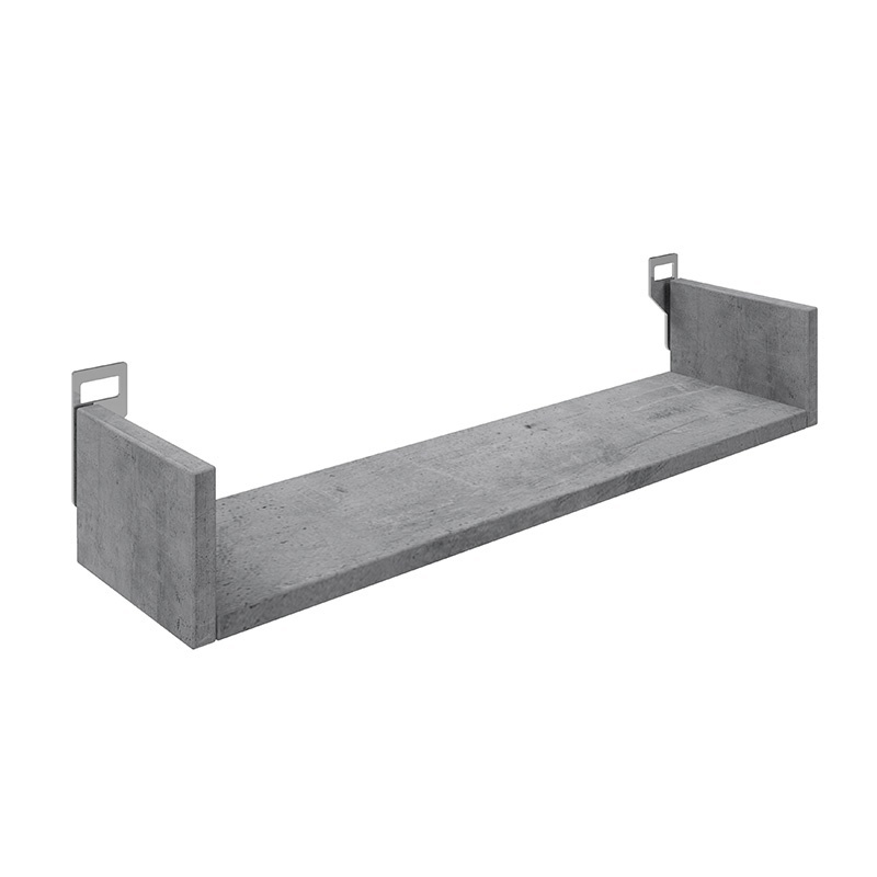 Raft de perete Derva Pako World Gri ciment 60x15x10 cm