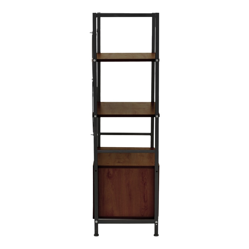 Raft de podea Kuili Pako World, MDF, Stejar 60x36x121 cm - 2 | YEO