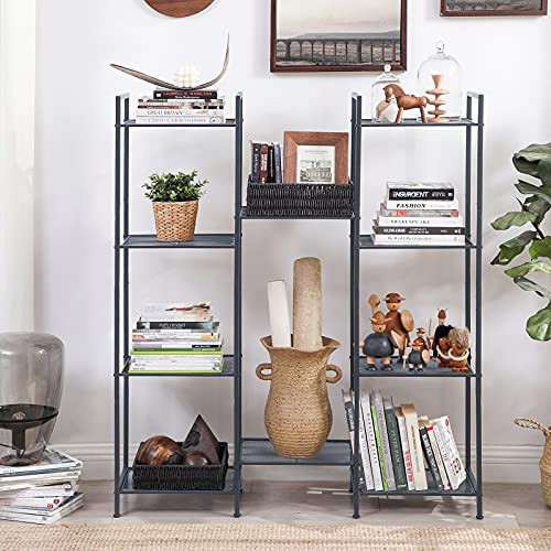 Raft, Songmics, Negru, 38x30x129.5 cm - 3 | YEO