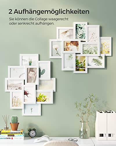 Rama foto Songmics Alb 60x49.3x3.6 cm