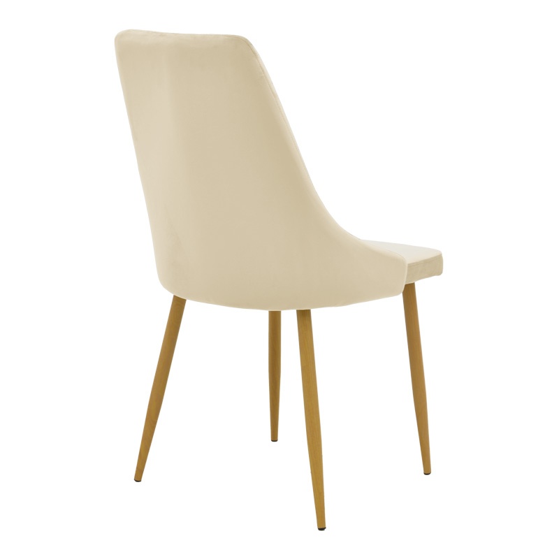 Scaun Azori, Pako World, Catifea, Bej, 49x55x85 cm - 1 | YEO