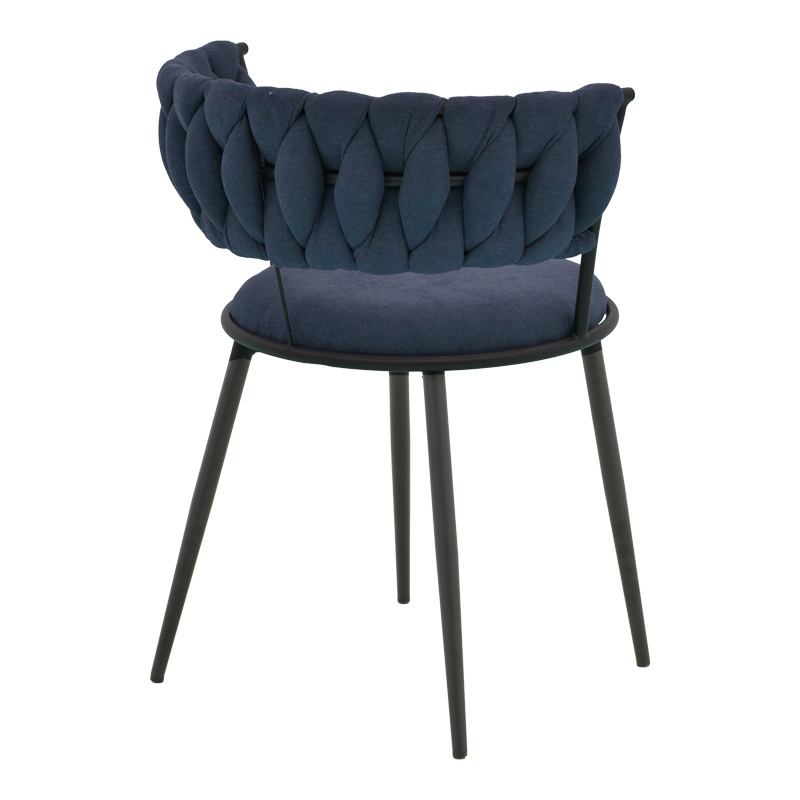 Scaun cu brate Alkia I Albastru inchis 57x58.5x72 cm - 1 | YEO