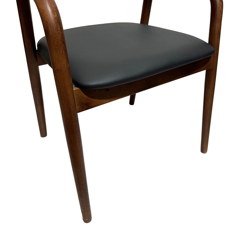Scaun cu brate Hogie Maro inchis 61x60x76 cm
