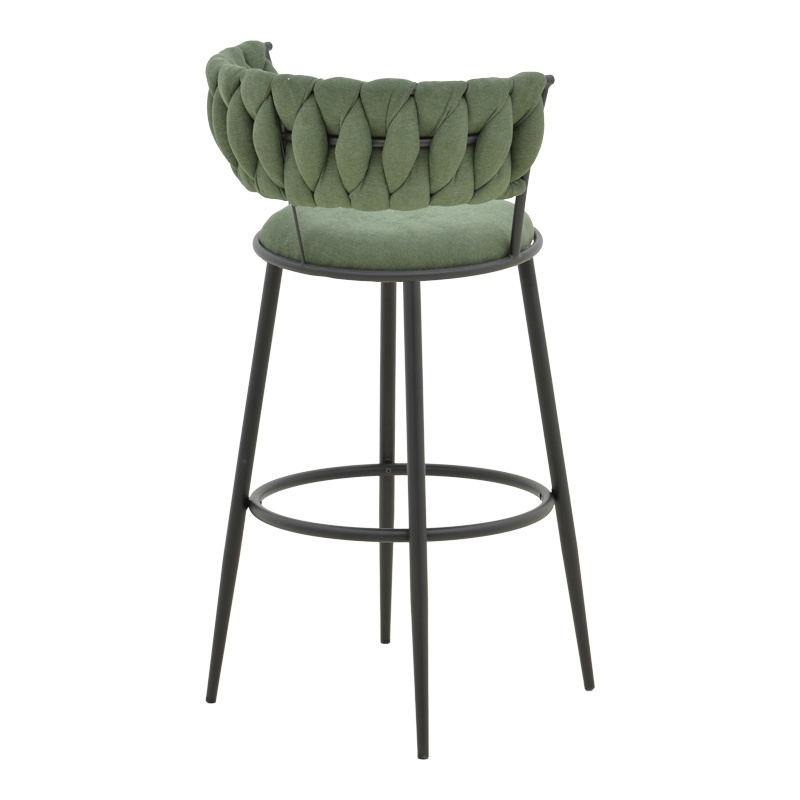 Scaun de bar Alkia I Kaki 50x56x95 cm - 1 | YEO
